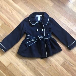 Janie and jack Parisian park trench coat sz2t